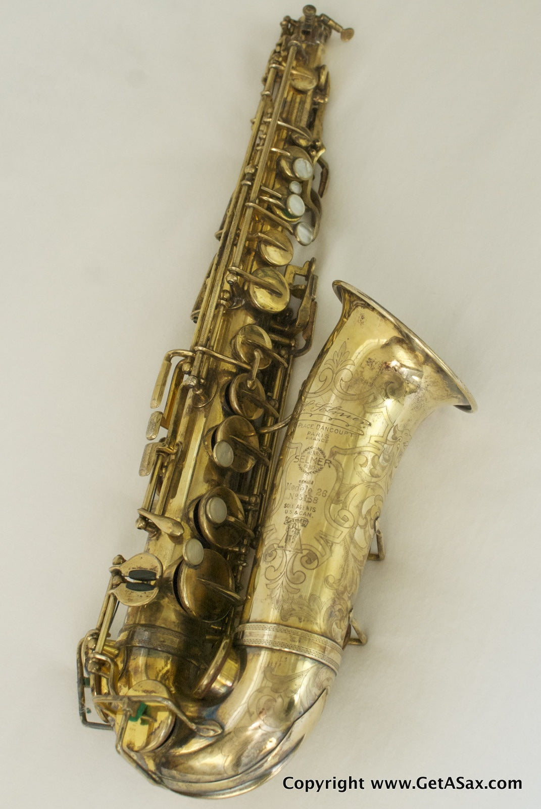 Selmer Model 26 Alto Saxophone Gold Plate
