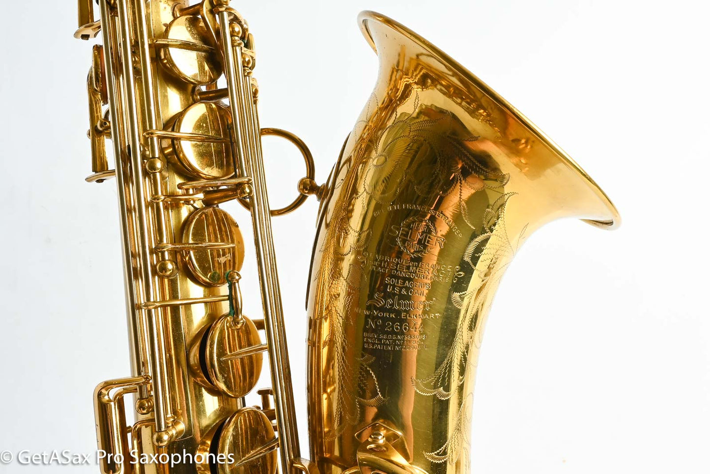Selmer Balanced Action Tenor 1938 Gorgeous Factory Relacquer Great Deal! 26644