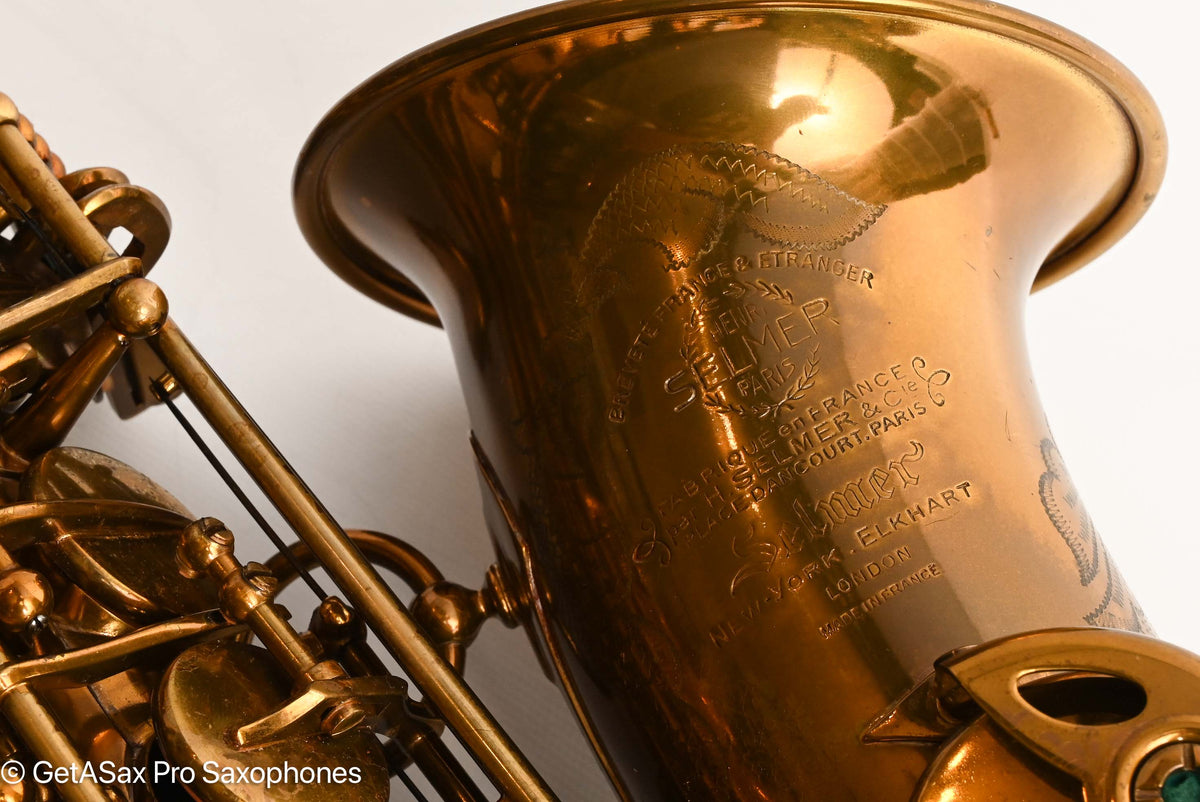 Selmer Mark VI Alto 1956 Dark Euro Lacquer Excellent Condition 61868