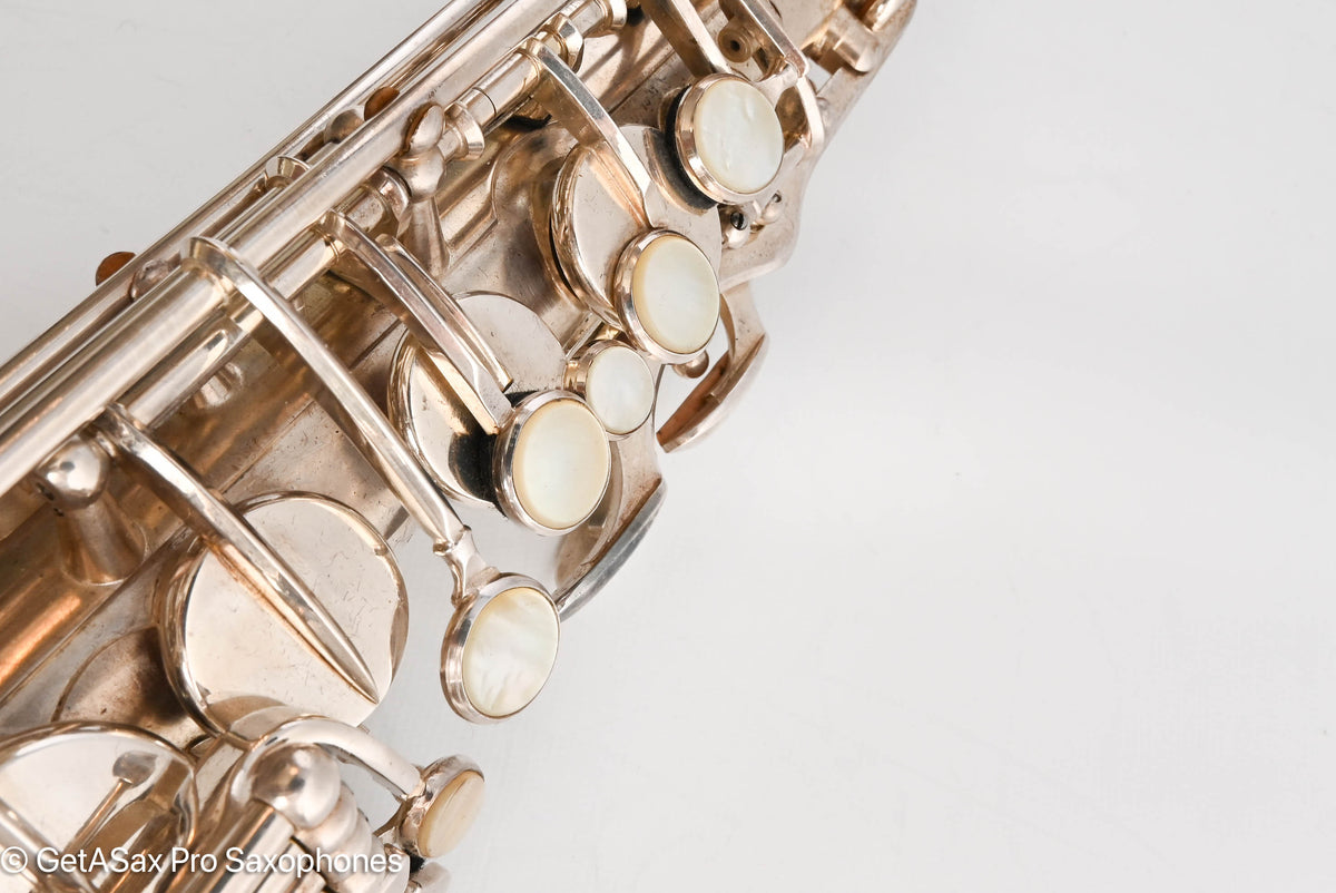 Selmer Mark VI Alto 1958 Original Silver Exceptional Player! 75627