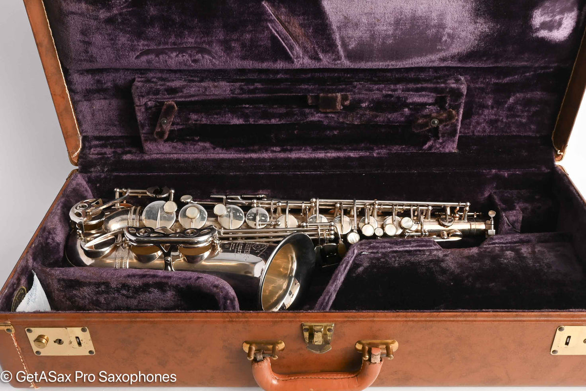 Selmer Mark VI Alto 1958 Original Silver Exceptional Player! 75627
