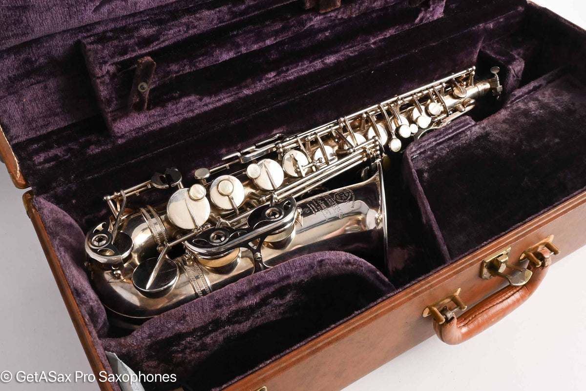 Selmer Mark VI Alto 1958 Original Silver Exceptional Player! 75627