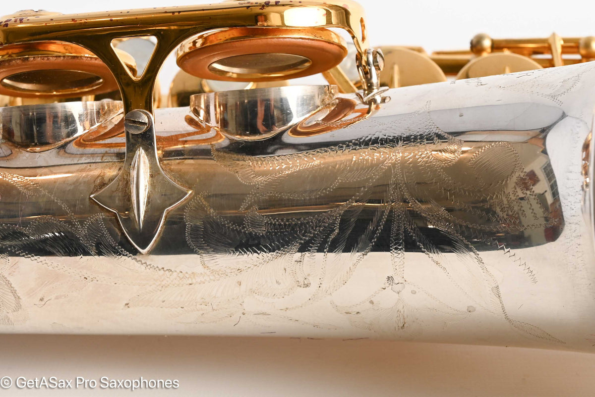 Selmer Mark VI Alto 1974 Aftermarket Silver and Gold 219607