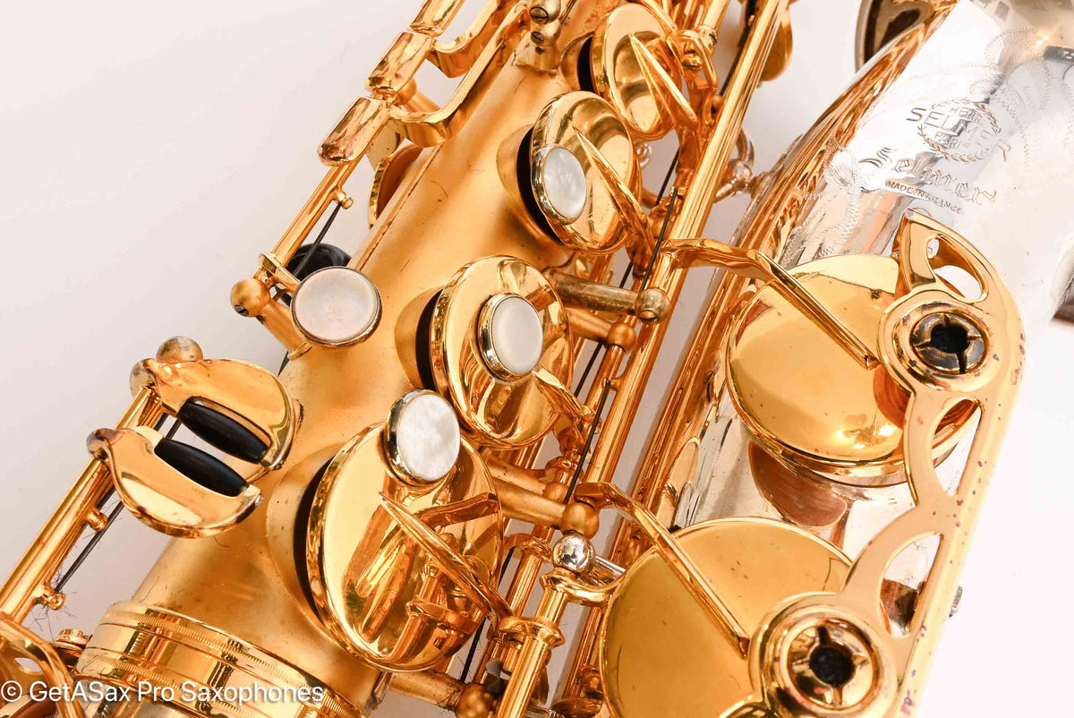 Selmer Mark VI Alto 1974 Aftermarket Silver and Gold 219607