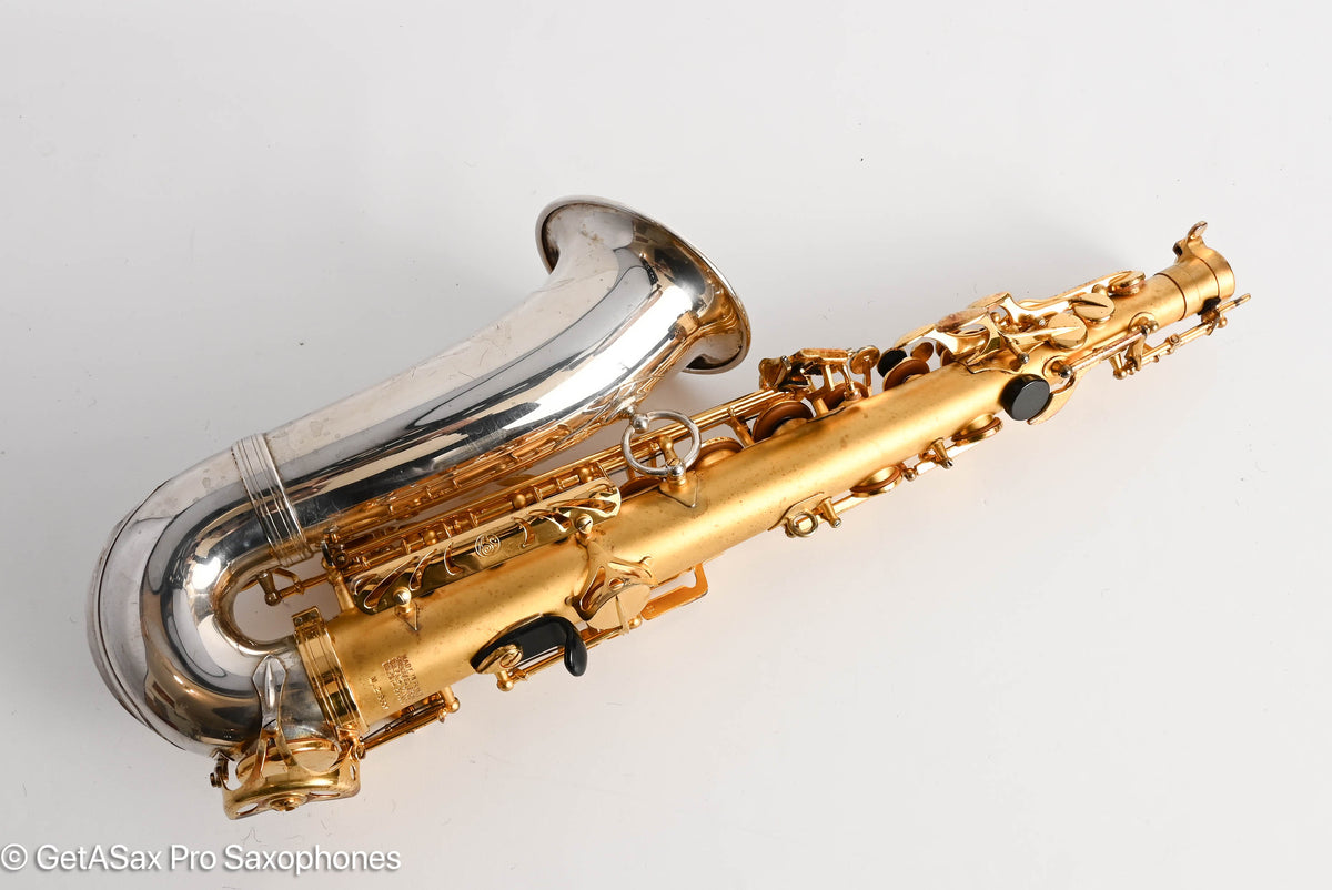Selmer Mark VI Alto 1974 Aftermarket Silver and Gold 219607
