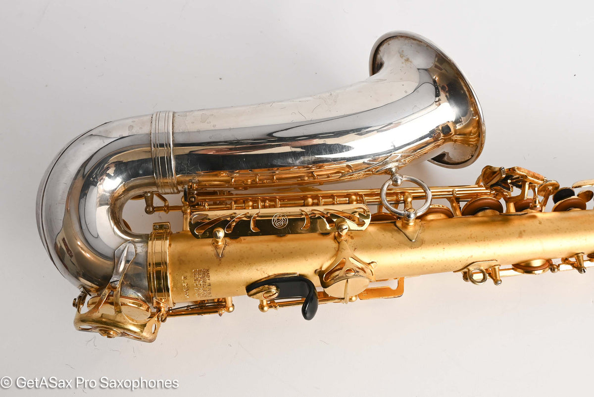 Selmer Mark VI Alto 1974 Aftermarket Silver and Gold 219607
