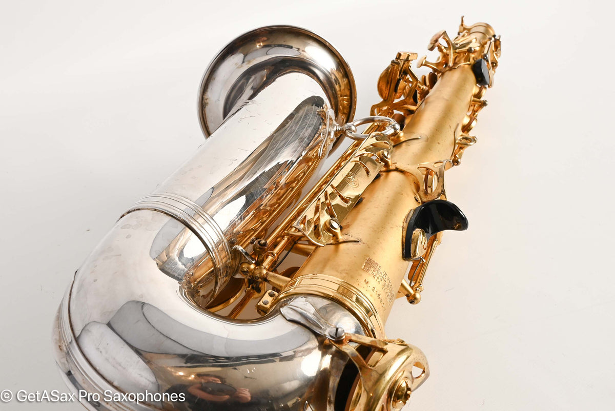 Selmer Mark VI Alto 1974 Aftermarket Silver and Gold 219607