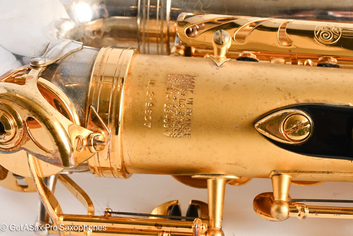 Selmer Mark VI Alto 1974 Aftermarket Silver and Gold 219607