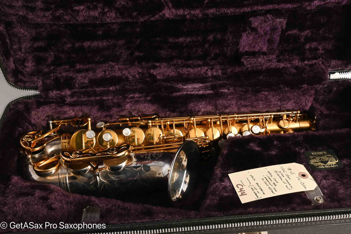Selmer Mark VI Alto 1974 Aftermarket Silver and Gold 219607
