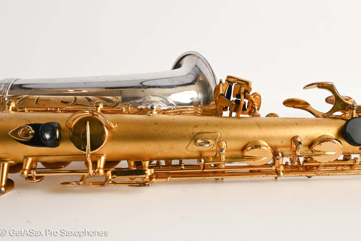 Selmer Mark VI Alto 1974 Aftermarket Silver and Gold 219607