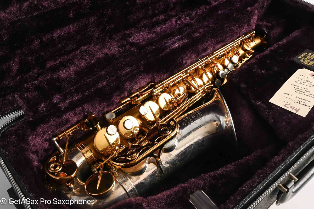 Selmer Mark VI Alto 1974 Aftermarket Silver and Gold 219607
