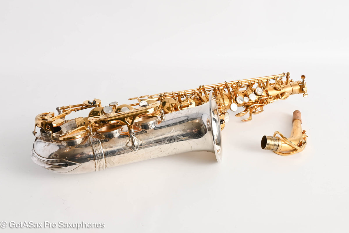 Selmer Mark VI Alto 1974 Aftermarket Silver and Gold 219607