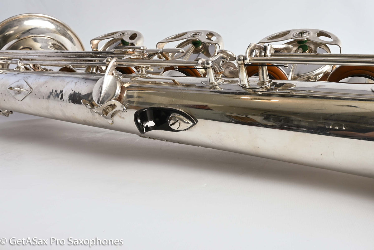 Selmer Mark VI Baritone 1969 Low A Original Silver 166678