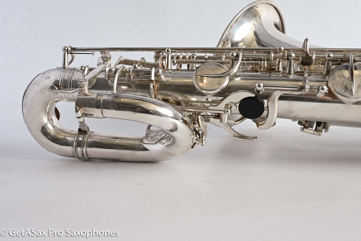 Selmer Mark VI Baritone 1969 Low A Original Silver 166678