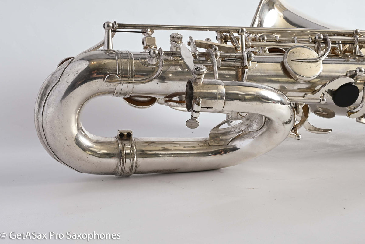 Selmer Mark VI Baritone 1969 Low A Original Silver 166678