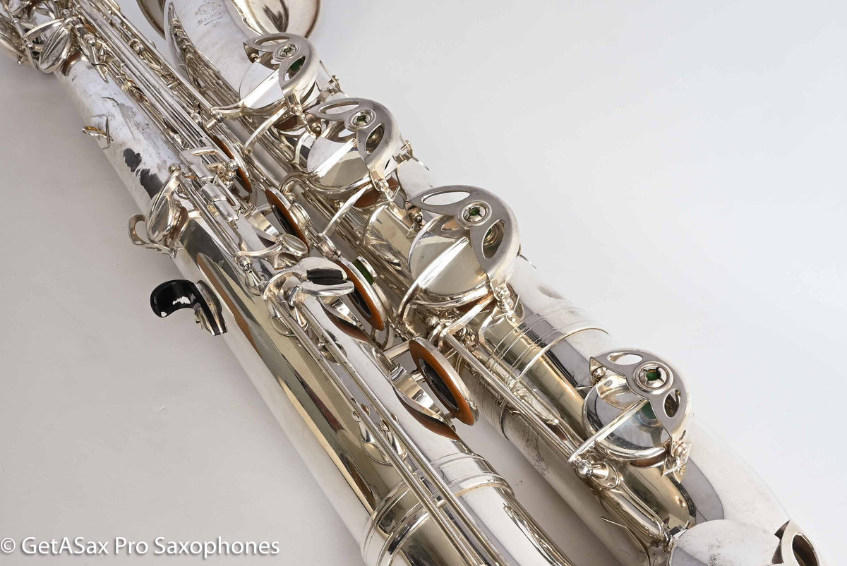 Selmer Mark VI Baritone 1969 Low A Original Silver 166678