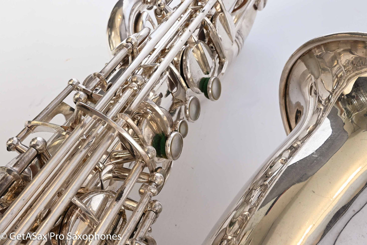 Selmer Mark VI Baritone 1969 Low A Original Silver 166678