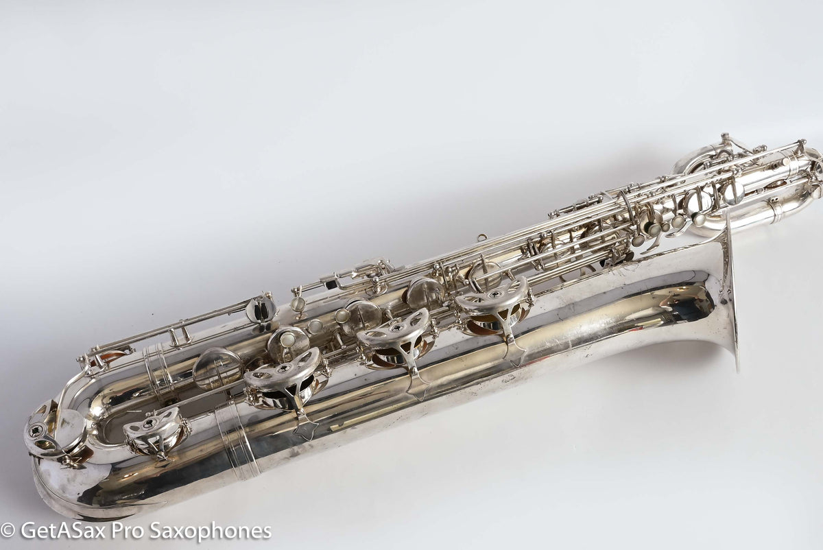 Selmer Mark VI Baritone 1969 Low A Original Silver 166678