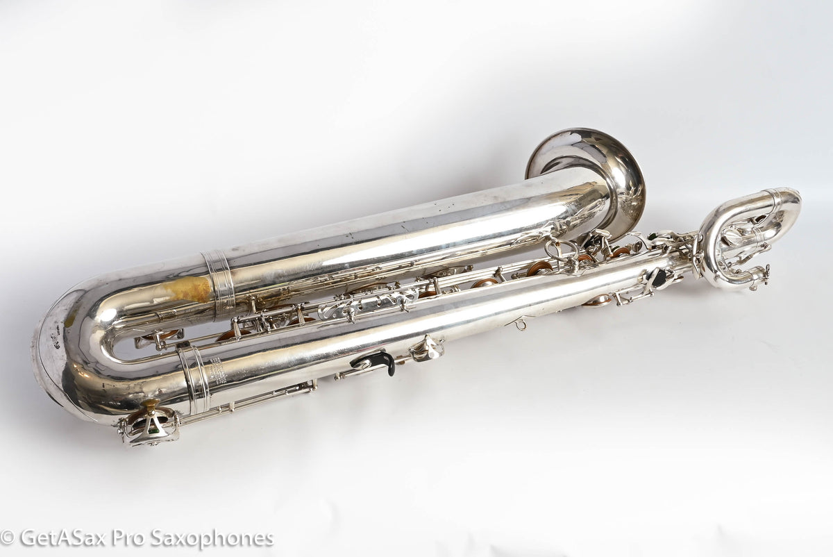 Selmer Mark VI Baritone 1969 Low A Original Silver 166678