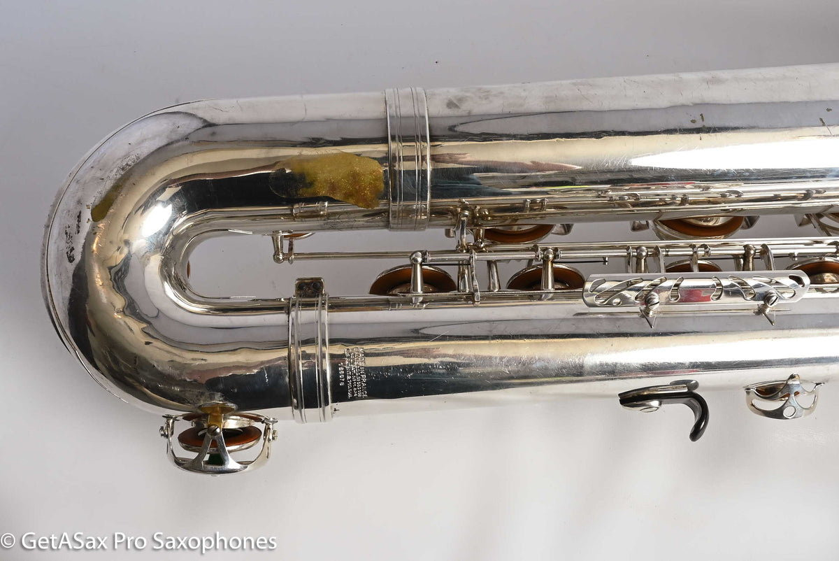 Selmer Mark VI Baritone 1969 Low A Original Silver 166678
