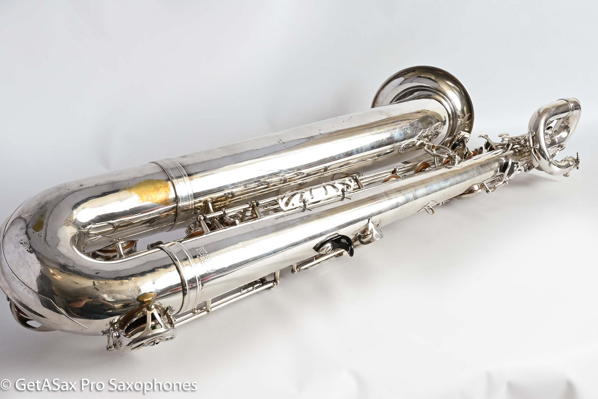 Selmer Mark VI Baritone 1969 Low A Original Silver 166678