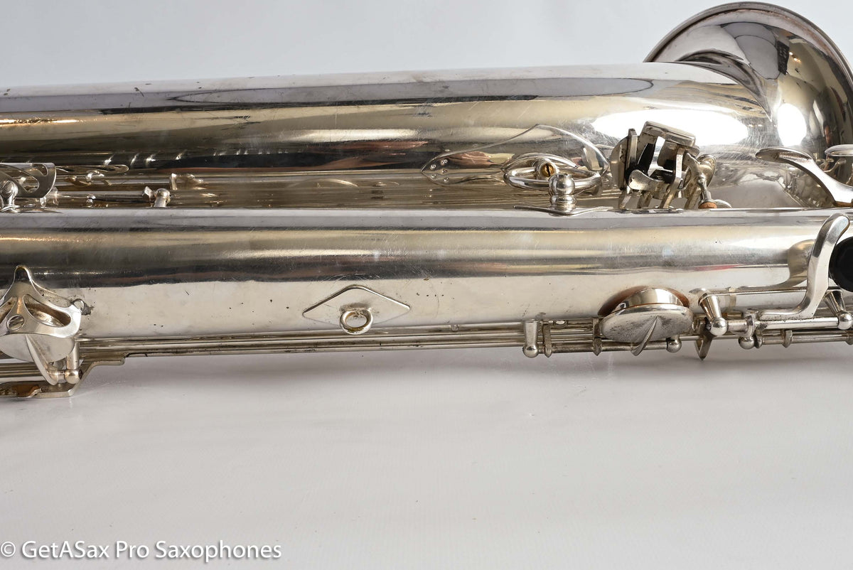 Selmer Mark VI Baritone 1969 Low A Original Silver 166678