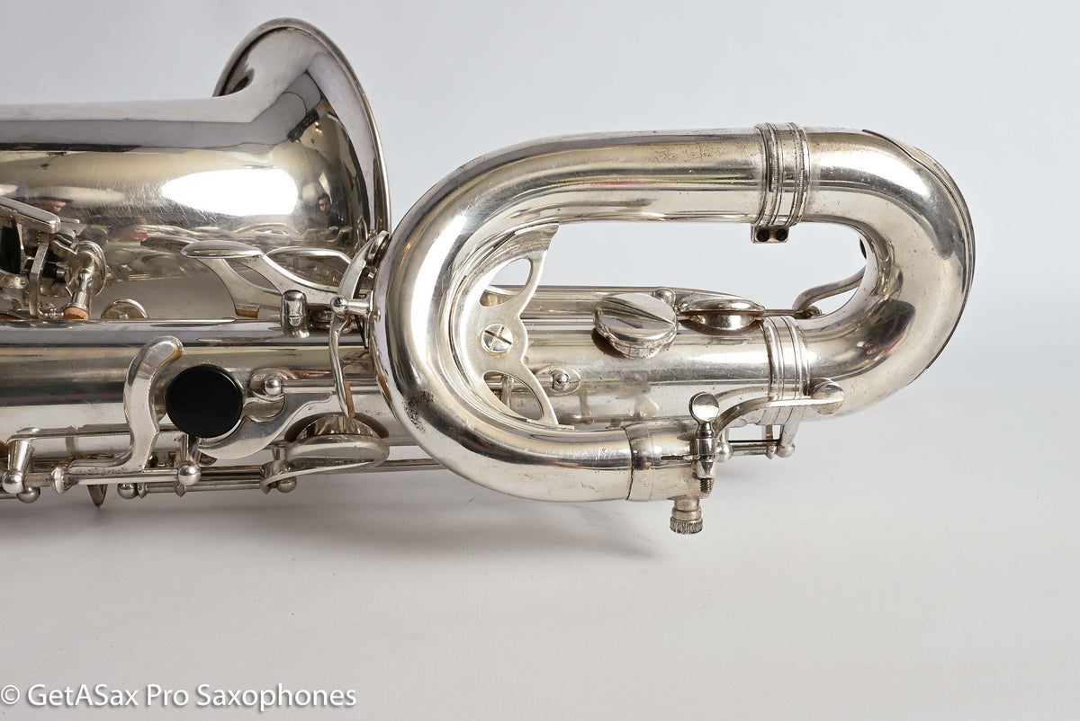 Selmer Mark VI Baritone 1969 Low A Original Silver 166678