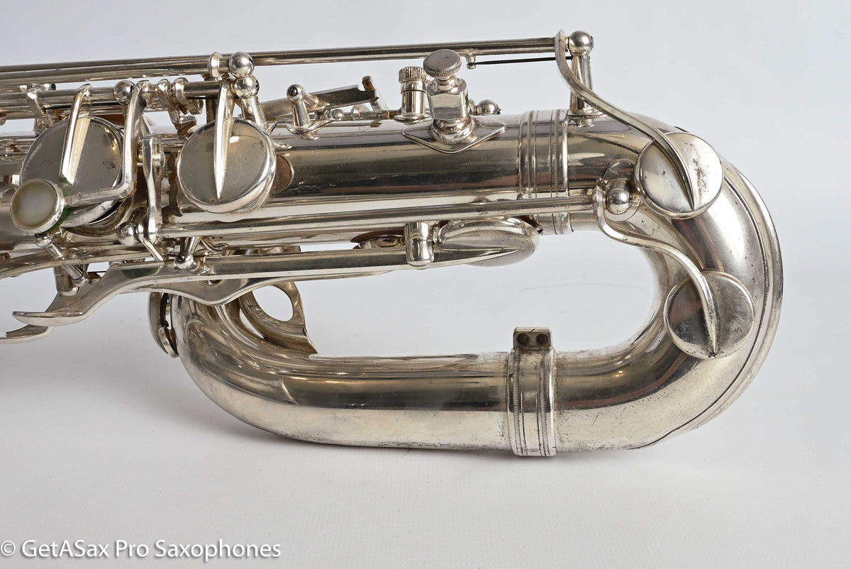 Selmer Mark VI Baritone 1969 Low A Original Silver 166678