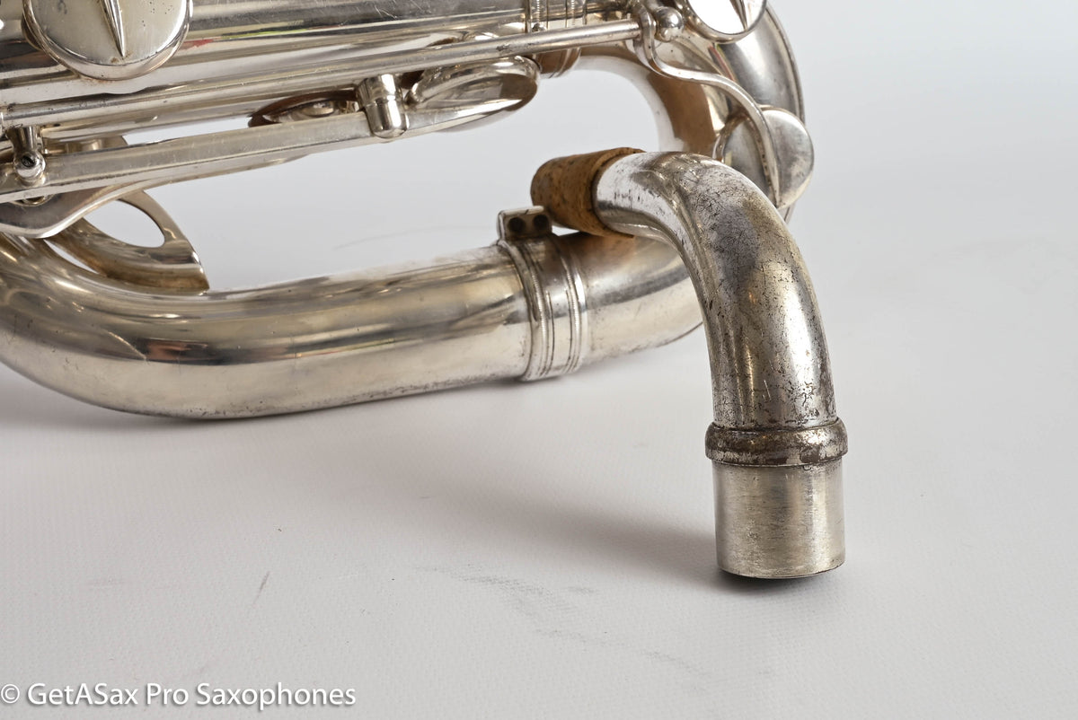 Selmer Mark VI Baritone 1969 Low A Original Silver 166678