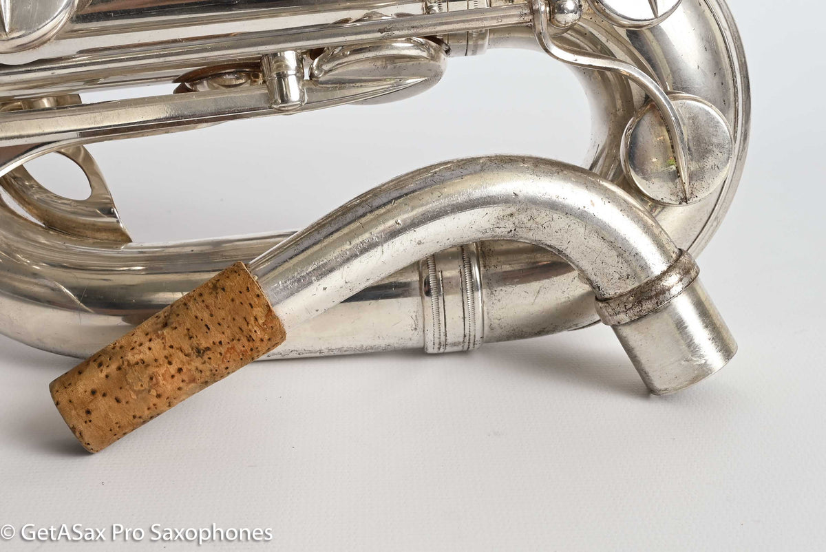 Selmer Mark VI Baritone 1969 Low A Original Silver 166678