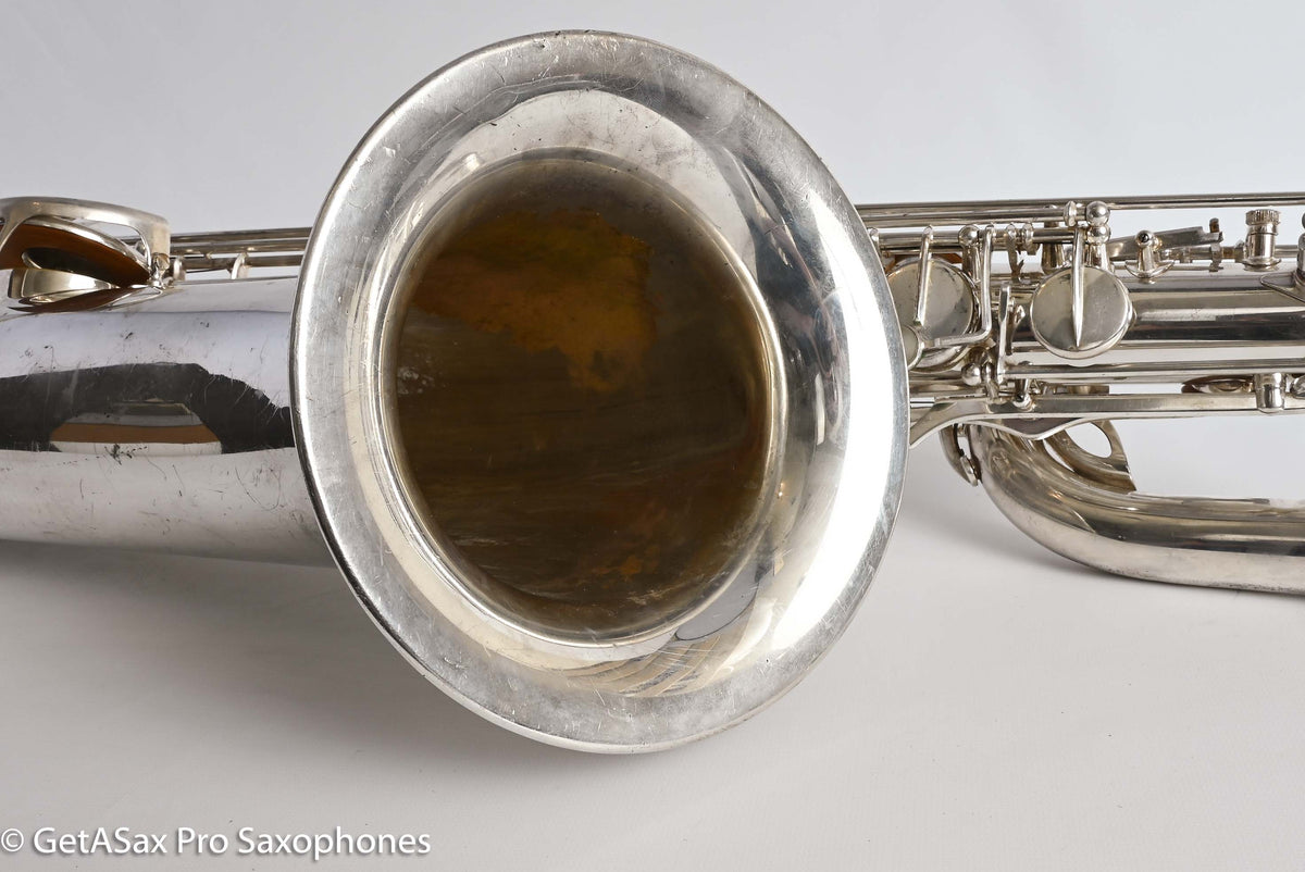 Selmer Mark VI Baritone 1969 Low A Original Silver 166678