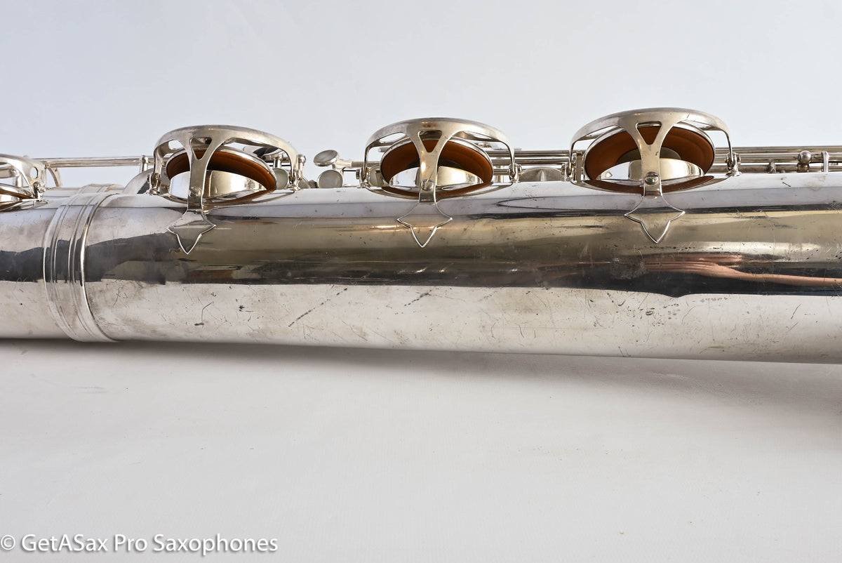 Selmer Mark VI Baritone 1969 Low A Original Silver 166678