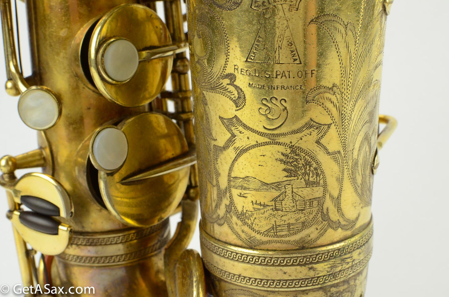 Selmer Radio Improved Alto Gold Plate 19xxx