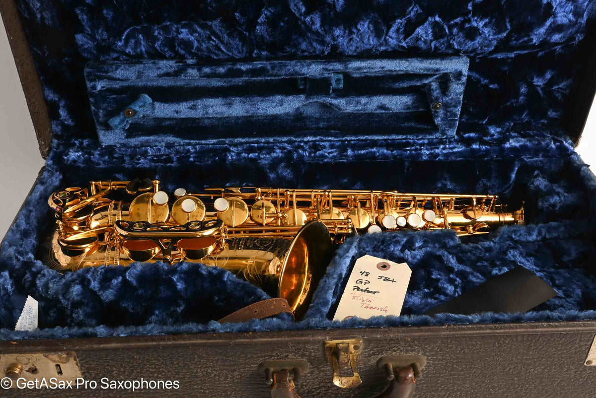 Selmer SBA Alto 1948 Aftermarket Gold Plated Amazing! 36323