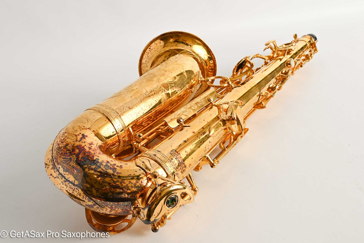 Selmer SBA Alto 1948 Aftermarket Gold Plated Amazing! 36323