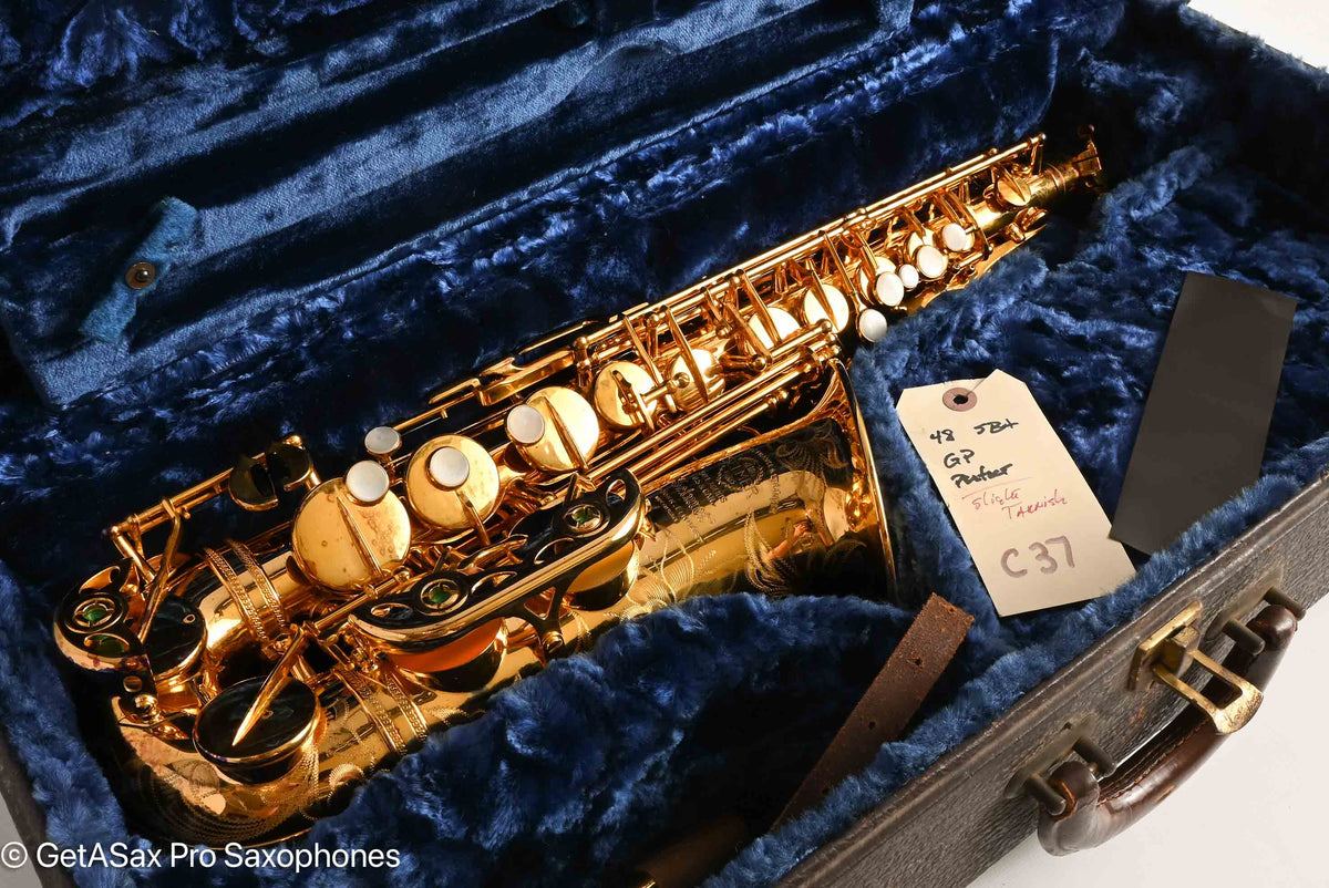 Selmer SBA Alto 1948 Aftermarket Gold Plated Amazing! 36323