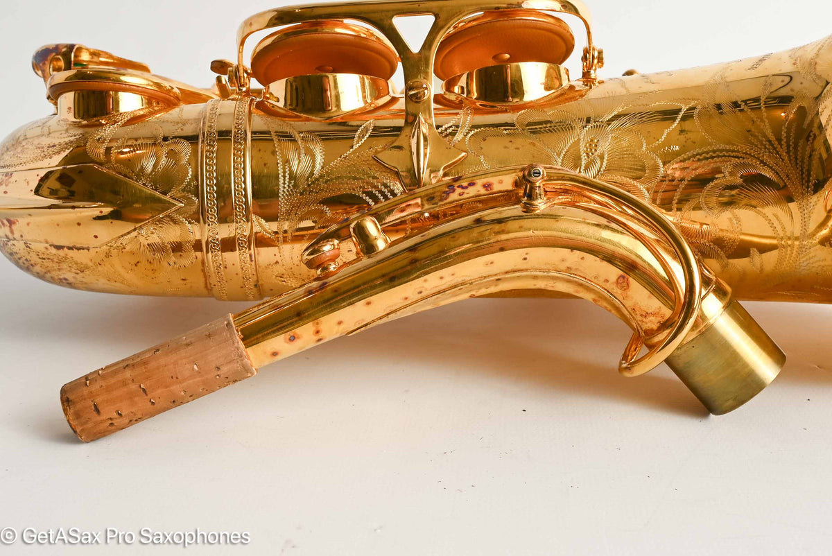 Selmer SBA Alto 1948 Aftermarket Gold Plated Amazing! 36323
