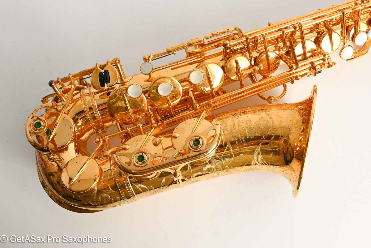 Selmer SBA Alto 1948 Aftermarket Gold Plated Amazing! 36323