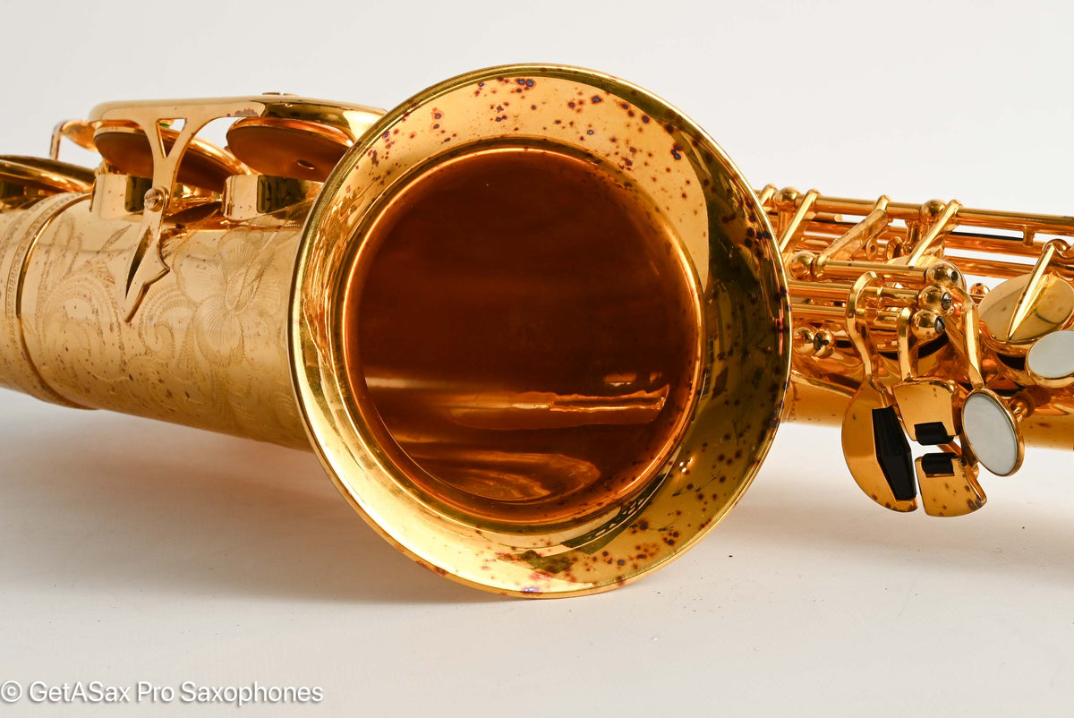 Selmer SBA Alto 1948 Aftermarket Gold Plated Amazing! 36323