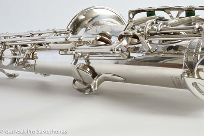 Selmer SBA Alto Near Mint Original Silver Plate Recent Overhaul 42573