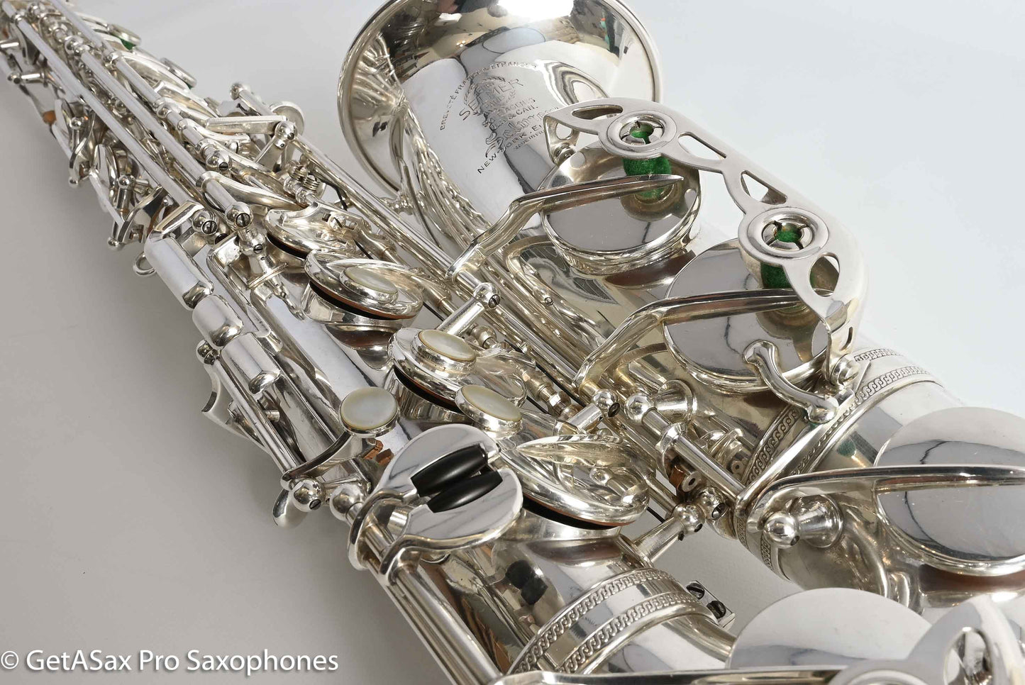 Selmer SBA Alto Near Mint Original Silver Plate Recent Overhaul 42573