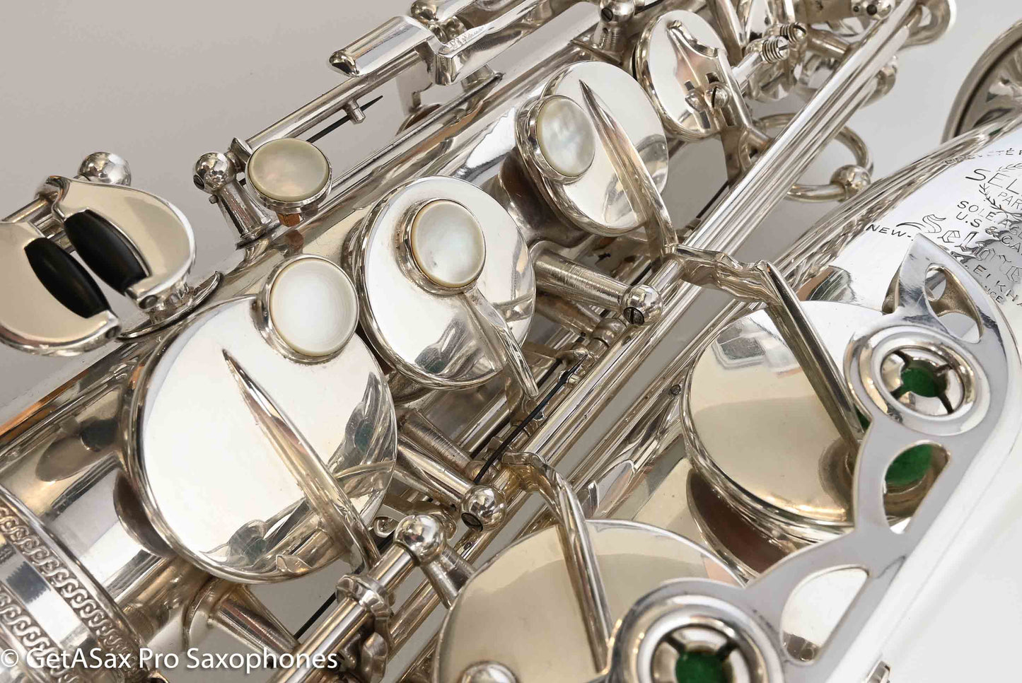 Selmer SBA Alto Near Mint Original Silver Plate Recent Overhaul 42573