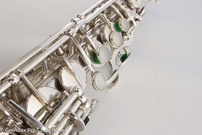 Selmer SBA Alto Near Mint Original Silver Plate Recent Overhaul 42573