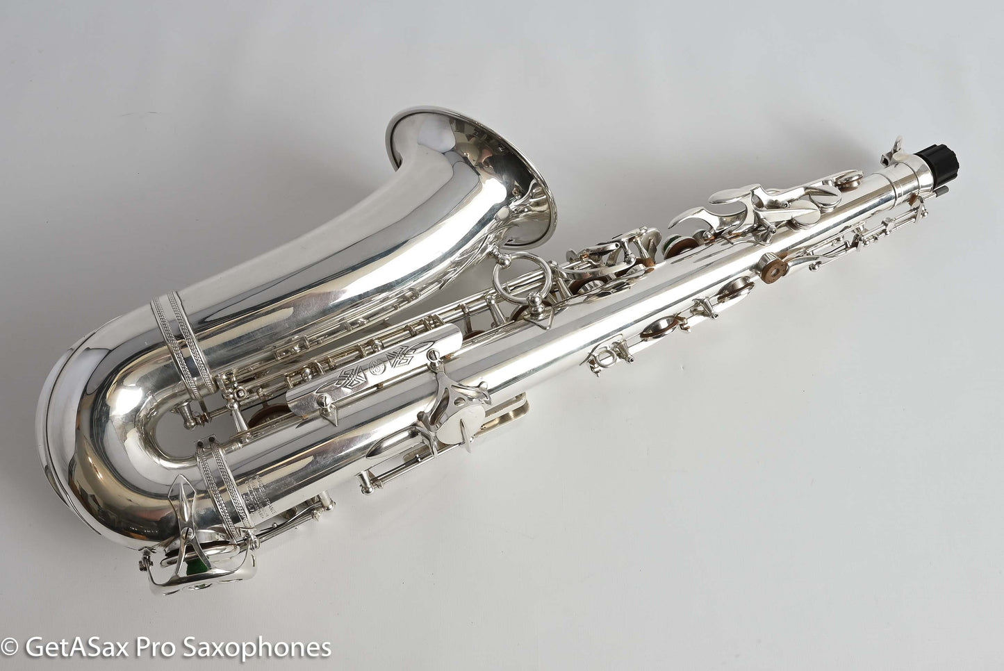 Selmer SBA Alto Near Mint Original Silver Plate Recent Overhaul 42573
