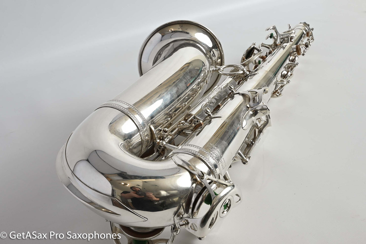 Selmer SBA Alto Near Mint Original Silver Plate Recent Overhaul 42573