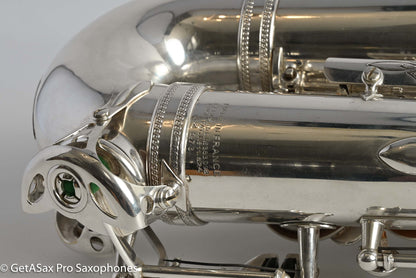 Selmer SBA Alto Near Mint Original Silver Plate Recent Overhaul 42573