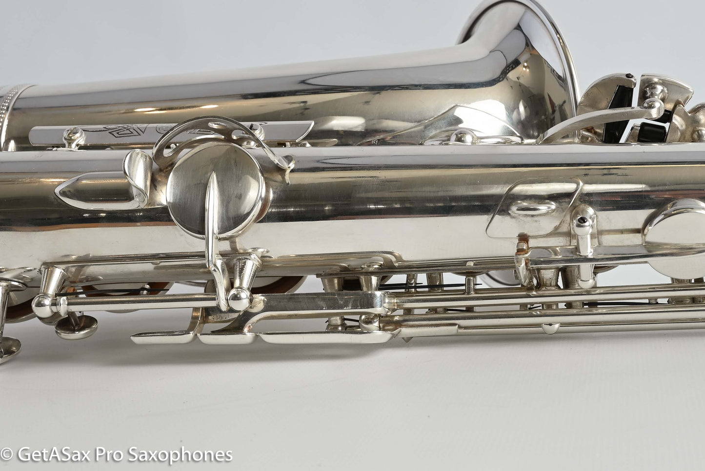 Selmer SBA Alto Near Mint Original Silver Plate Recent Overhaul 42573