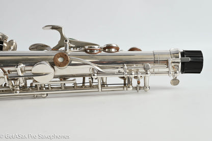 Selmer SBA Alto Near Mint Original Silver Plate Recent Overhaul 42573