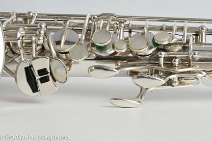 Selmer SBA Alto Near Mint Original Silver Plate Recent Overhaul 42573