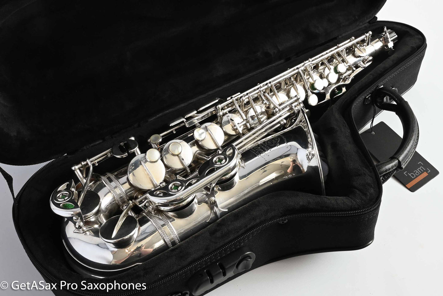 Selmer SBA Alto Near Mint Original Silver Plate Recent Overhaul 42573